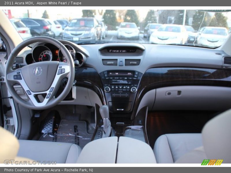 Aspen White Pearl / Taupe 2011 Acura MDX