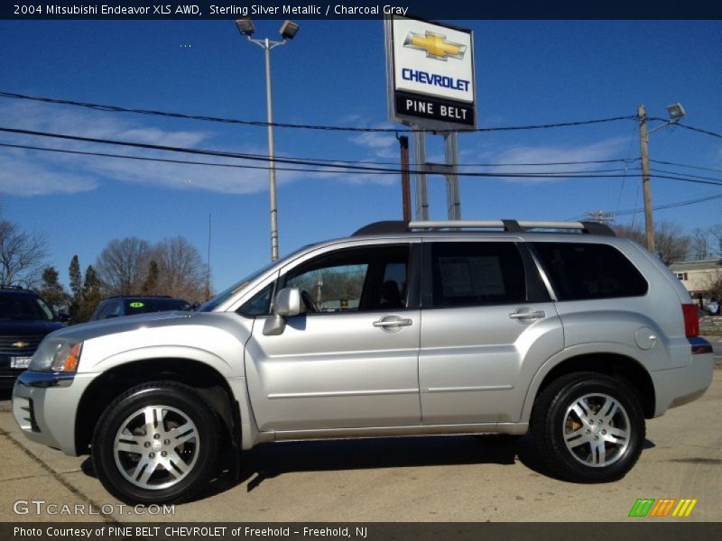 Sterling Silver Metallic / Charcoal Gray 2004 Mitsubishi Endeavor XLS AWD