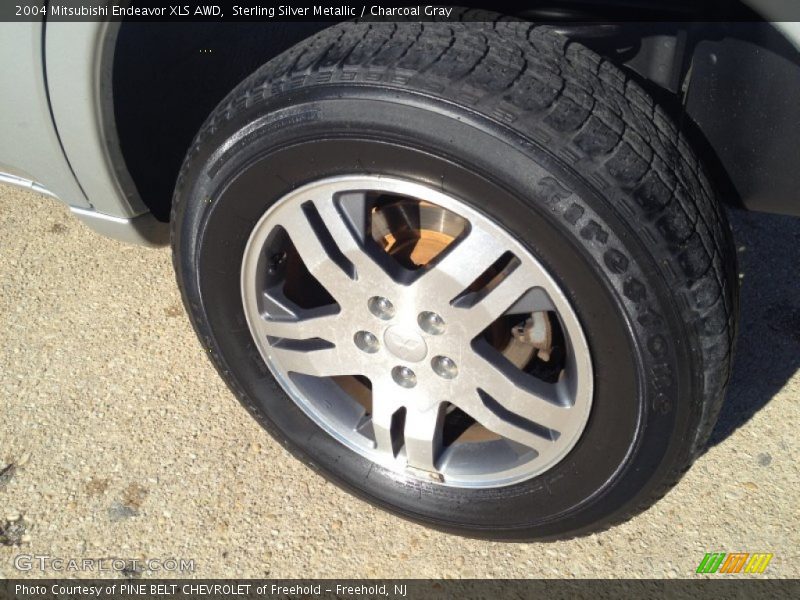 Sterling Silver Metallic / Charcoal Gray 2004 Mitsubishi Endeavor XLS AWD
