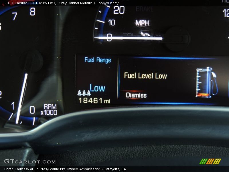 Gray Flannel Metallic / Ebony/Ebony 2013 Cadillac SRX Luxury FWD