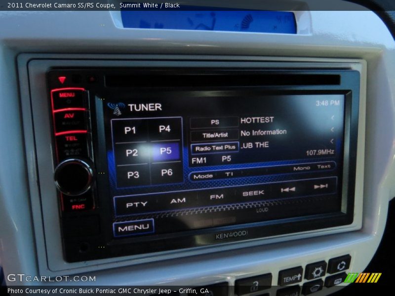Summit White / Black 2011 Chevrolet Camaro SS/RS Coupe