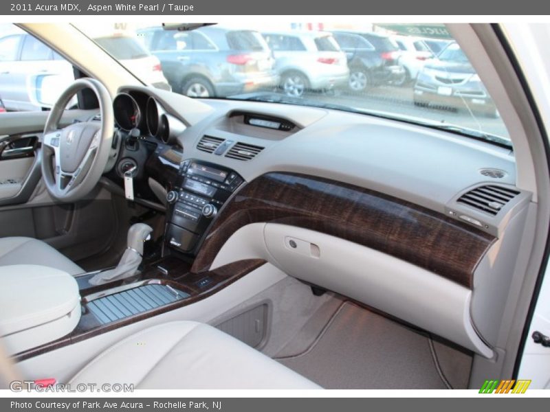 Aspen White Pearl / Taupe 2011 Acura MDX