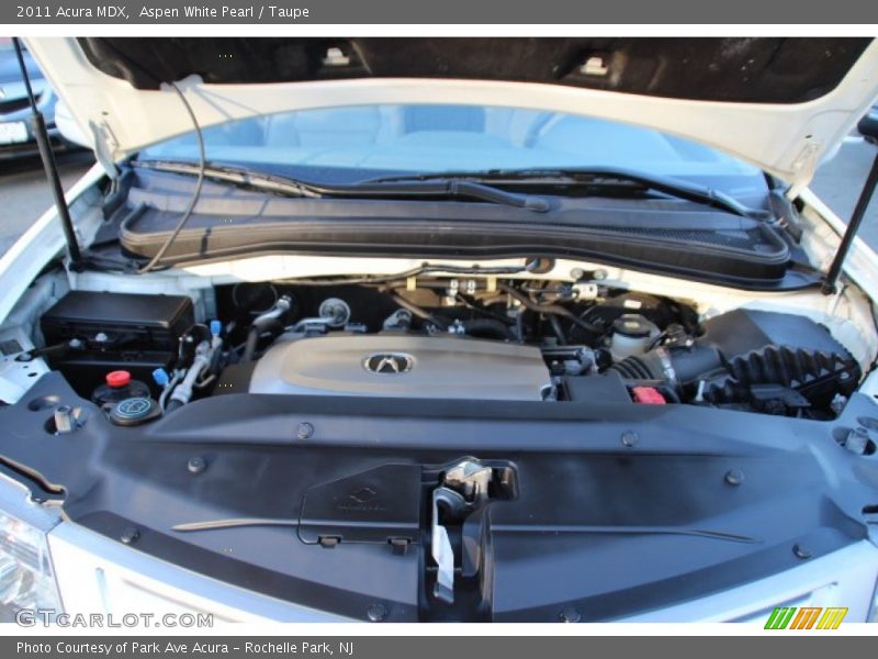 Aspen White Pearl / Taupe 2011 Acura MDX