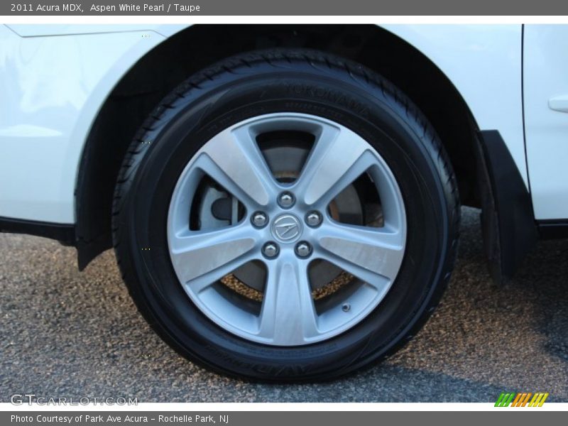 Aspen White Pearl / Taupe 2011 Acura MDX