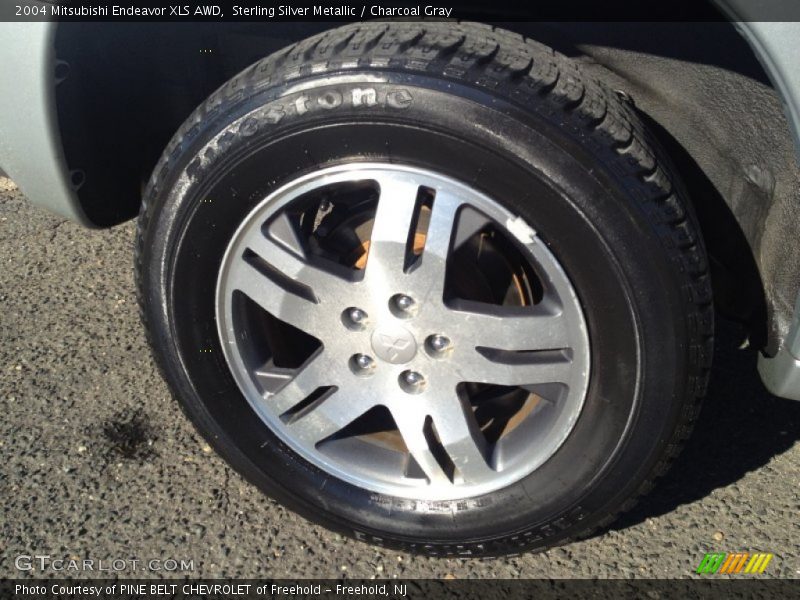 Sterling Silver Metallic / Charcoal Gray 2004 Mitsubishi Endeavor XLS AWD