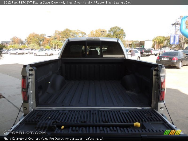 Ingot Silver Metallic / Raptor Black Leather/Cloth 2012 Ford F150 SVT Raptor SuperCrew 4x4