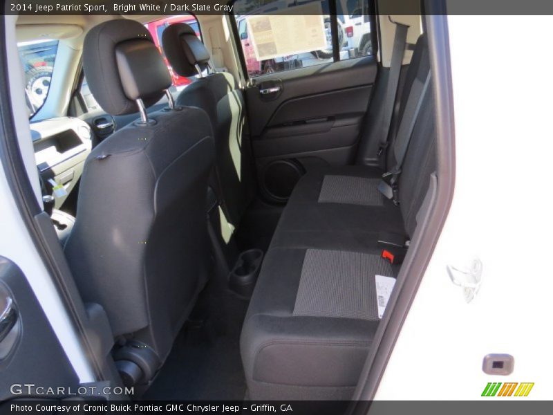 Bright White / Dark Slate Gray 2014 Jeep Patriot Sport