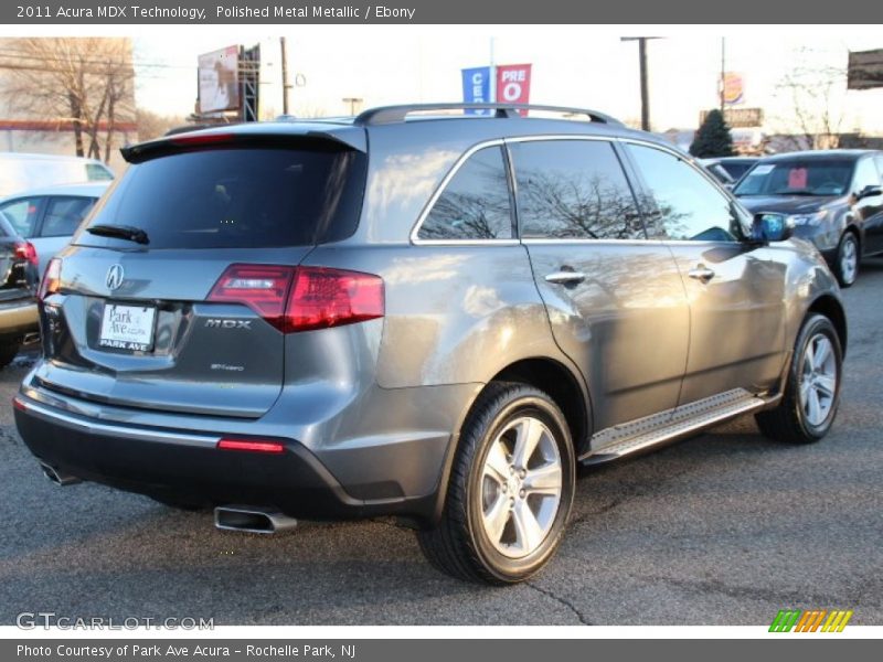 Polished Metal Metallic / Ebony 2011 Acura MDX Technology