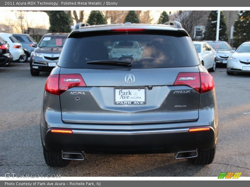 Polished Metal Metallic / Ebony 2011 Acura MDX Technology