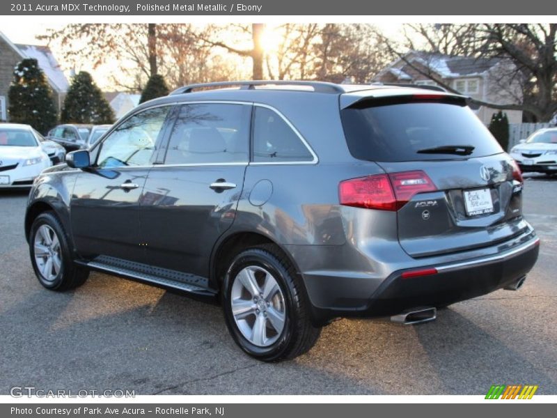 Polished Metal Metallic / Ebony 2011 Acura MDX Technology