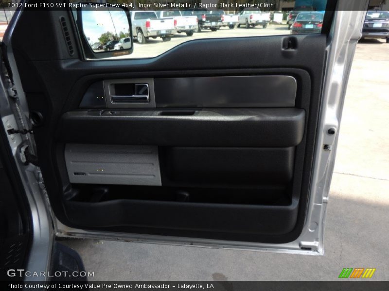 Ingot Silver Metallic / Raptor Black Leather/Cloth 2012 Ford F150 SVT Raptor SuperCrew 4x4