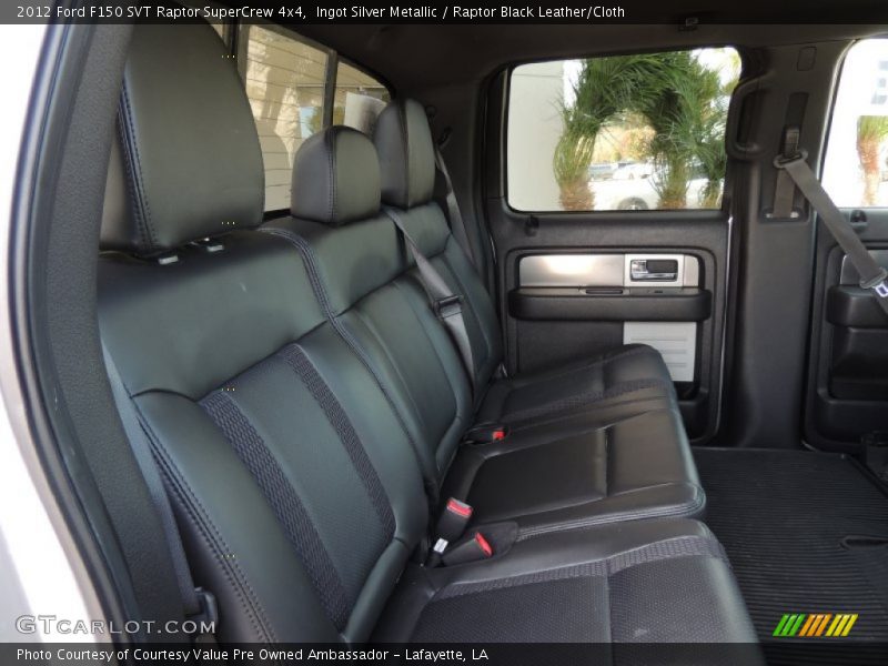 Ingot Silver Metallic / Raptor Black Leather/Cloth 2012 Ford F150 SVT Raptor SuperCrew 4x4