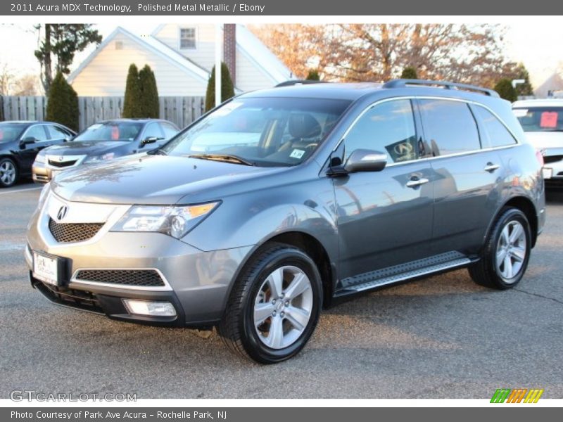 Polished Metal Metallic / Ebony 2011 Acura MDX Technology