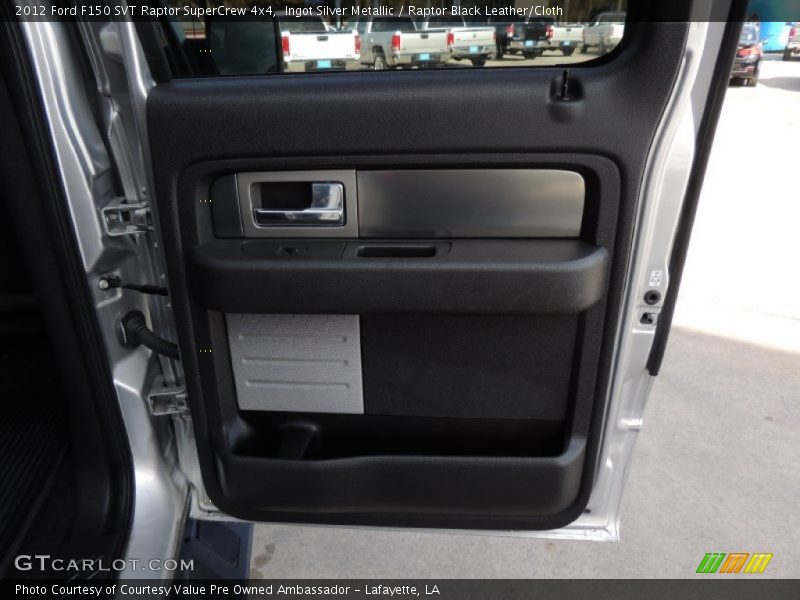 Ingot Silver Metallic / Raptor Black Leather/Cloth 2012 Ford F150 SVT Raptor SuperCrew 4x4