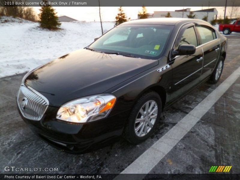 Black Onyx / Titanium 2010 Buick Lucerne CX