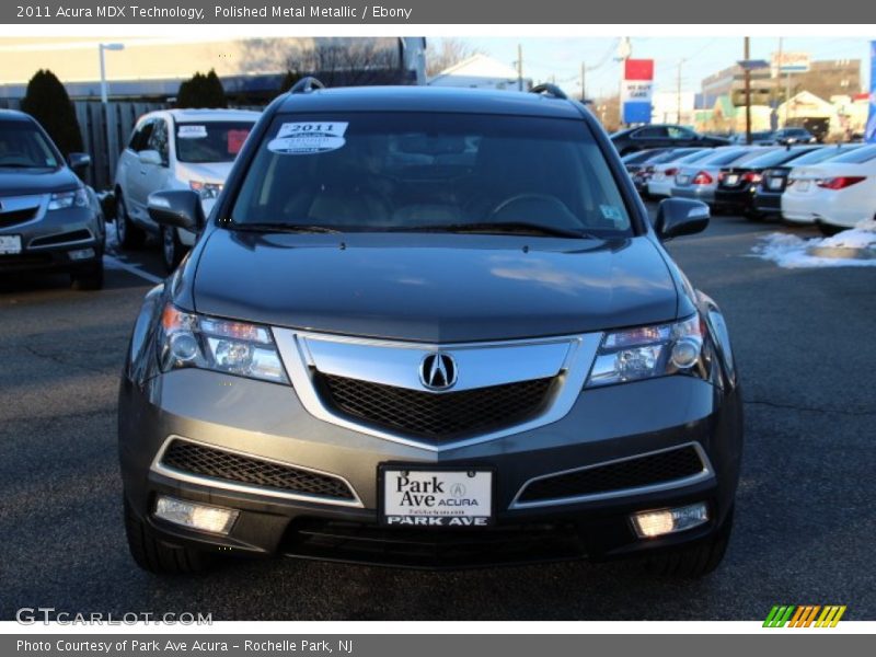 Polished Metal Metallic / Ebony 2011 Acura MDX Technology