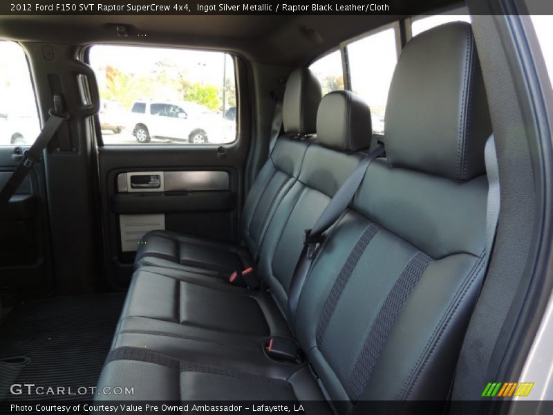 Ingot Silver Metallic / Raptor Black Leather/Cloth 2012 Ford F150 SVT Raptor SuperCrew 4x4