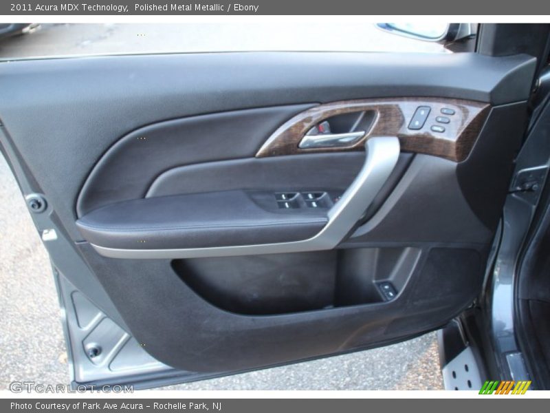 Polished Metal Metallic / Ebony 2011 Acura MDX Technology