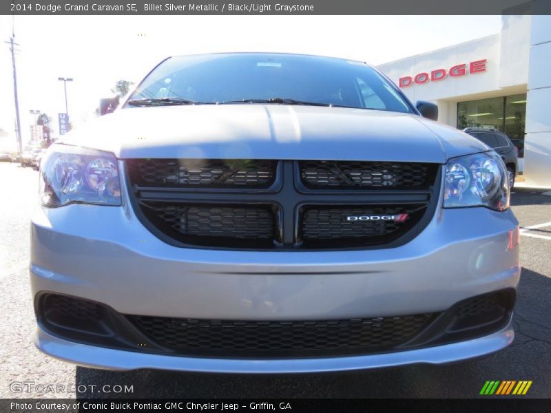 Billet Silver Metallic / Black/Light Graystone 2014 Dodge Grand Caravan SE
