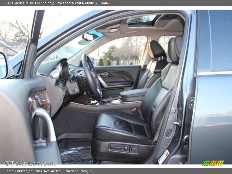 Polished Metal Metallic / Ebony 2011 Acura MDX Technology