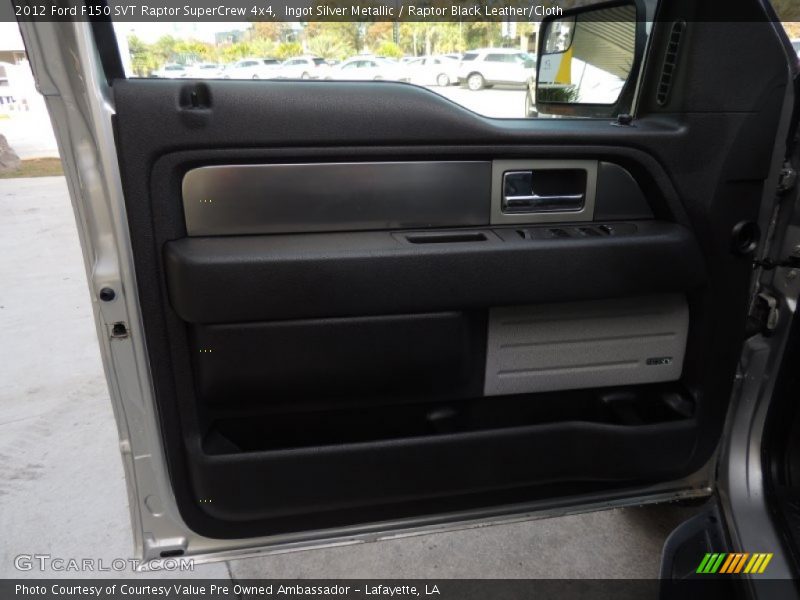 Ingot Silver Metallic / Raptor Black Leather/Cloth 2012 Ford F150 SVT Raptor SuperCrew 4x4