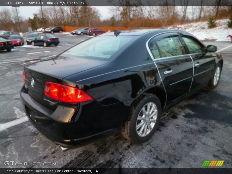 Black Onyx / Titanium 2010 Buick Lucerne CX