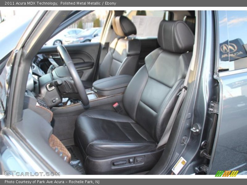 Polished Metal Metallic / Ebony 2011 Acura MDX Technology