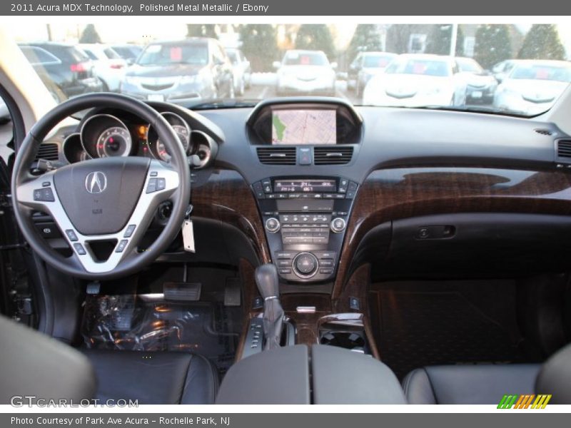 Polished Metal Metallic / Ebony 2011 Acura MDX Technology