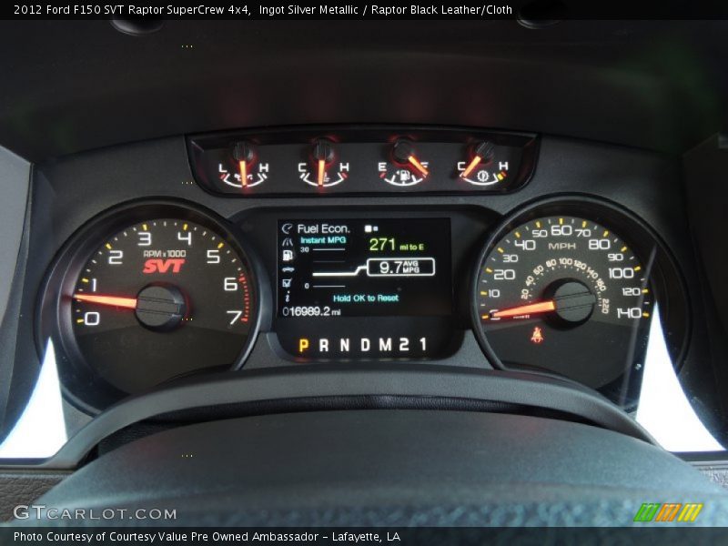 Ingot Silver Metallic / Raptor Black Leather/Cloth 2012 Ford F150 SVT Raptor SuperCrew 4x4