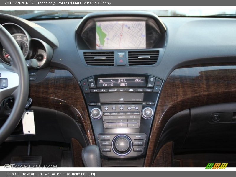 Polished Metal Metallic / Ebony 2011 Acura MDX Technology