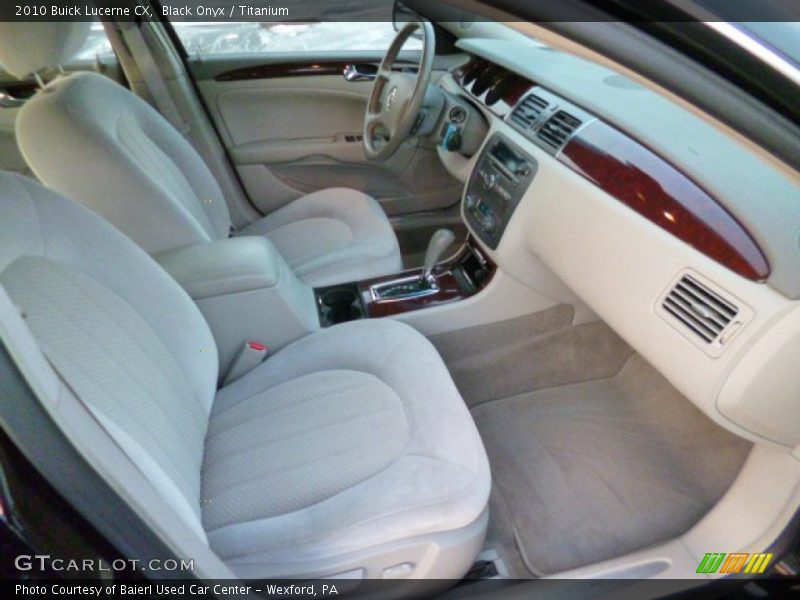 Front Seat of 2010 Lucerne CX