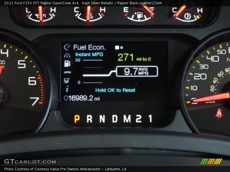 Ingot Silver Metallic / Raptor Black Leather/Cloth 2012 Ford F150 SVT Raptor SuperCrew 4x4