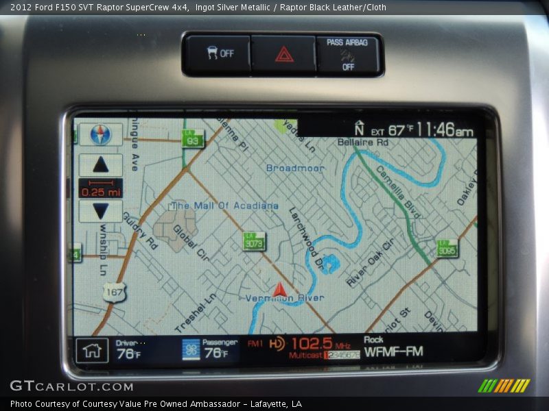 Ingot Silver Metallic / Raptor Black Leather/Cloth 2012 Ford F150 SVT Raptor SuperCrew 4x4