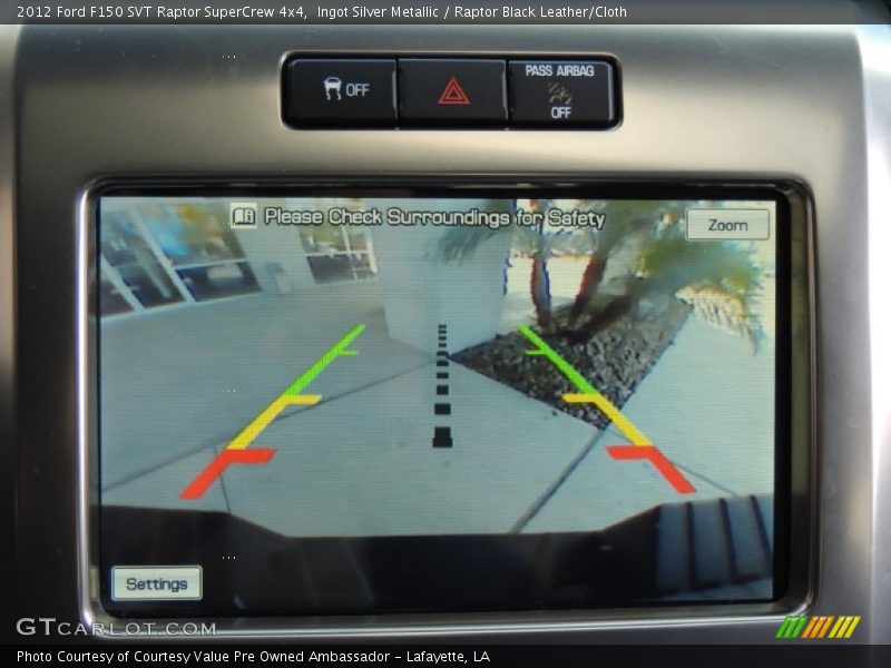 Ingot Silver Metallic / Raptor Black Leather/Cloth 2012 Ford F150 SVT Raptor SuperCrew 4x4