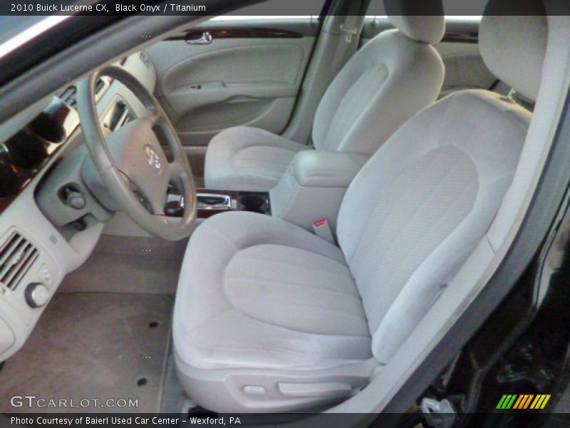 Front Seat of 2010 Lucerne CX