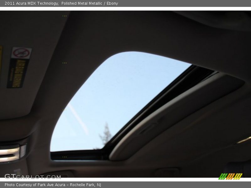 Polished Metal Metallic / Ebony 2011 Acura MDX Technology
