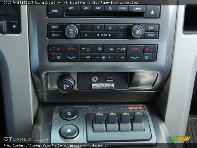 Ingot Silver Metallic / Raptor Black Leather/Cloth 2012 Ford F150 SVT Raptor SuperCrew 4x4