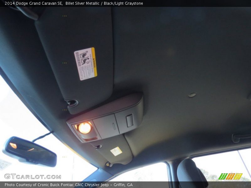 Billet Silver Metallic / Black/Light Graystone 2014 Dodge Grand Caravan SE