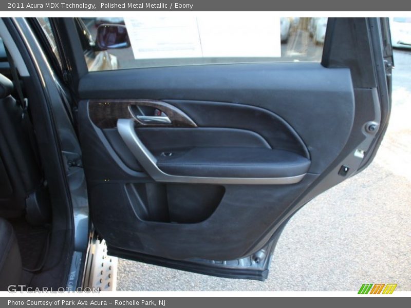 Polished Metal Metallic / Ebony 2011 Acura MDX Technology