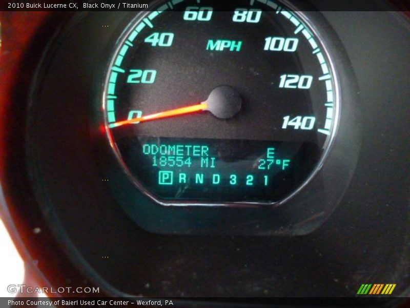 Black Onyx / Titanium 2010 Buick Lucerne CX