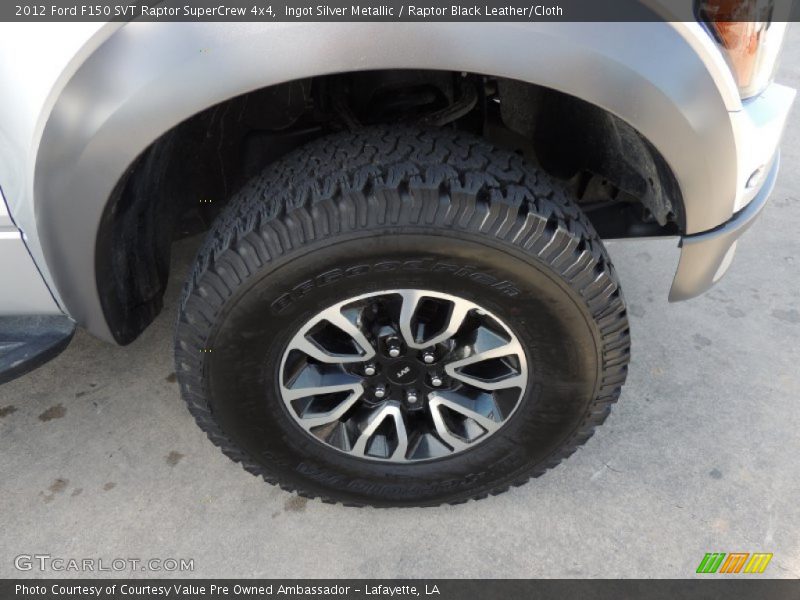 Ingot Silver Metallic / Raptor Black Leather/Cloth 2012 Ford F150 SVT Raptor SuperCrew 4x4
