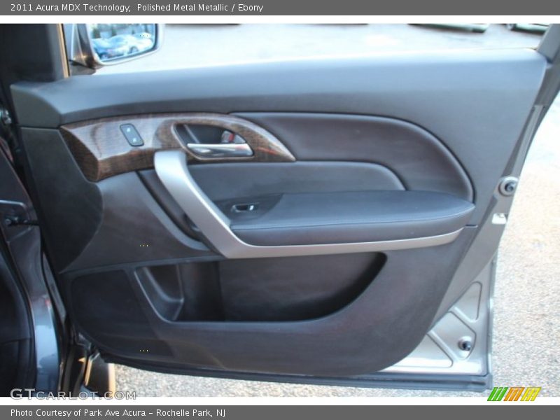 Polished Metal Metallic / Ebony 2011 Acura MDX Technology