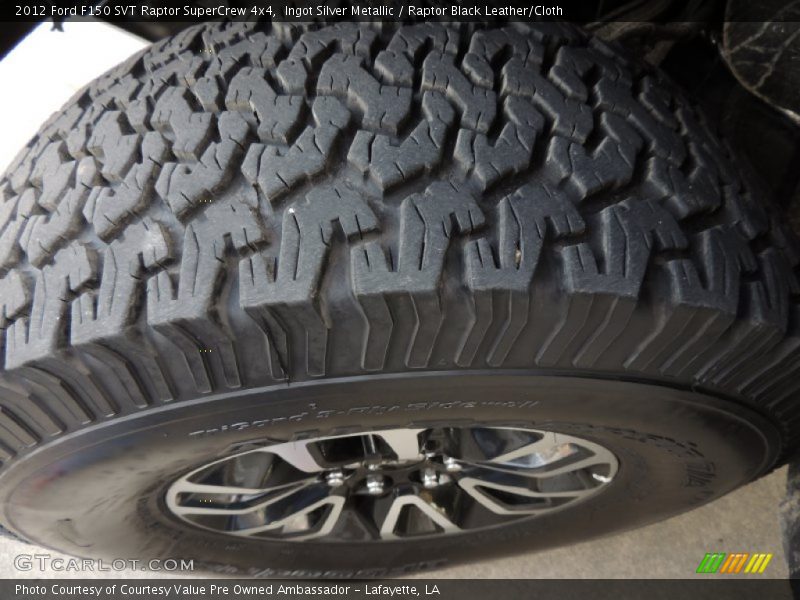 Ingot Silver Metallic / Raptor Black Leather/Cloth 2012 Ford F150 SVT Raptor SuperCrew 4x4