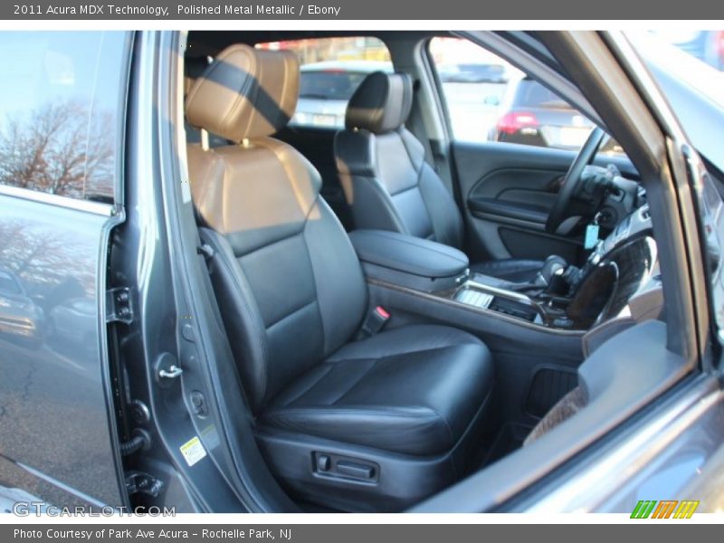 Polished Metal Metallic / Ebony 2011 Acura MDX Technology