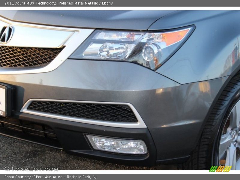 Polished Metal Metallic / Ebony 2011 Acura MDX Technology