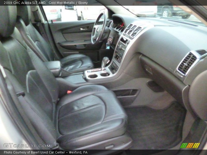 Gold Mist Metallic / Ebony 2009 GMC Acadia SLT AWD