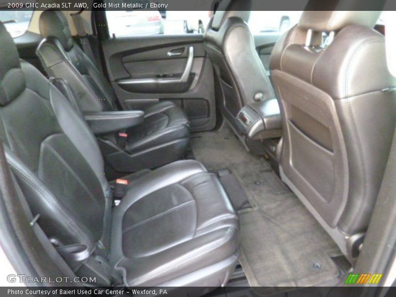 Gold Mist Metallic / Ebony 2009 GMC Acadia SLT AWD