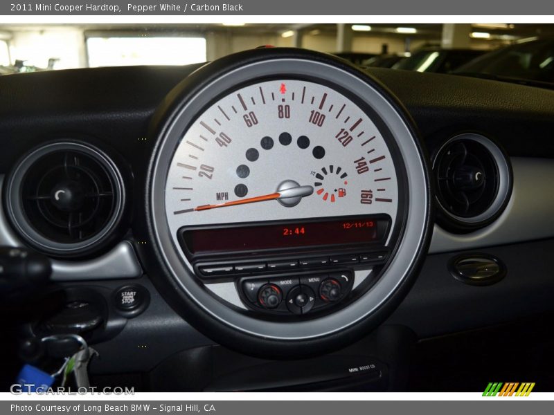 Pepper White / Carbon Black 2011 Mini Cooper Hardtop