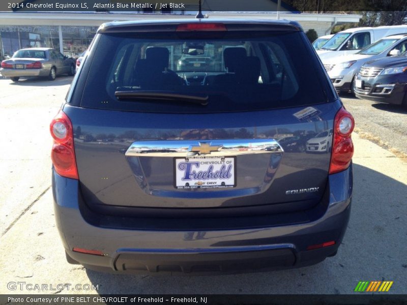 Atlantis Blue Metallic / Jet Black 2014 Chevrolet Equinox LS
