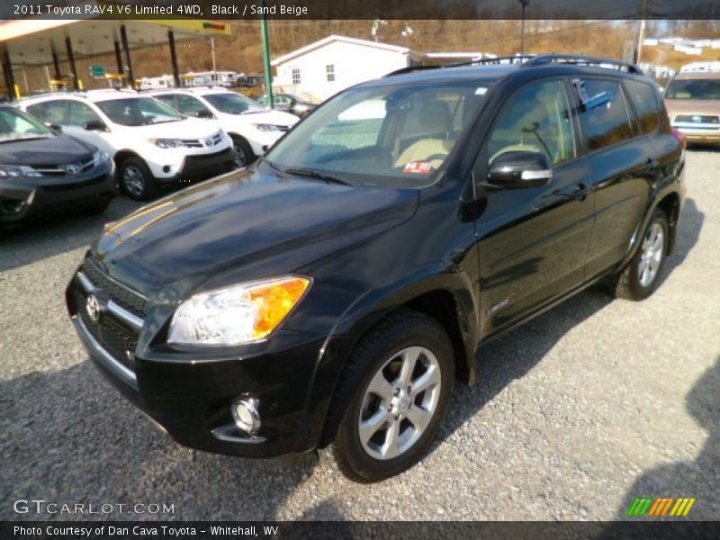 Black / Sand Beige 2011 Toyota RAV4 V6 Limited 4WD